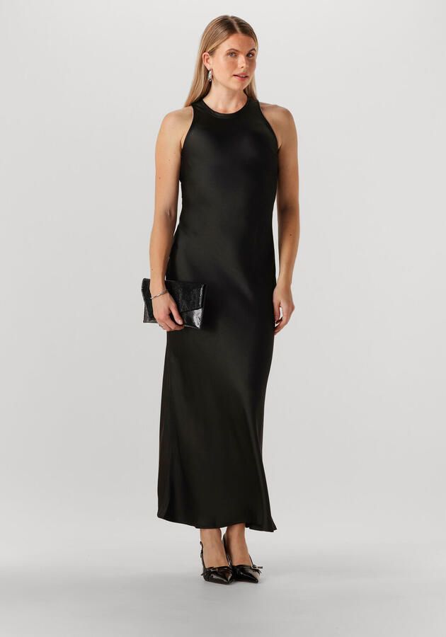 NEO NOIR Dames Jurken Celinie Heavy Sateen Dress Zwart - Foto 4