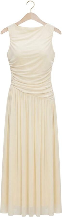 NEO NOIR Dames Jurken Cludine Mesh Dress Geel - Foto 4