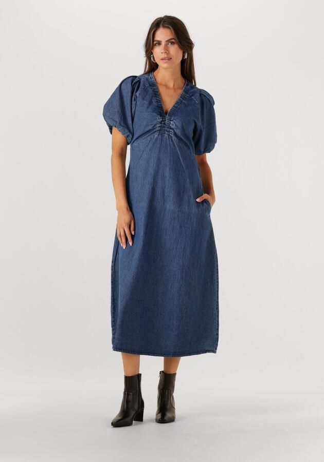 NEO NOIR Dames Jurken Illana Denim Dress Blauw - Foto 4