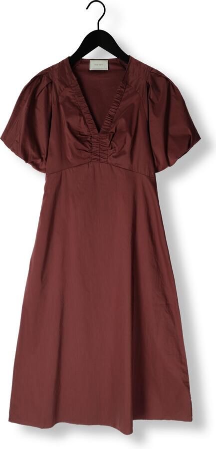 NEO NOIR Dames Jurken Illana Poplin Dress Bordeaux - Foto 3