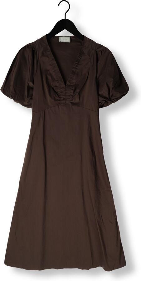 NEO NOIR Dames Jurken Illana Poplin Dress Bruin - Foto 3