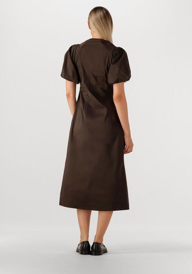 NEO NOIR Dames Jurken Illana Poplin Dress Bruin