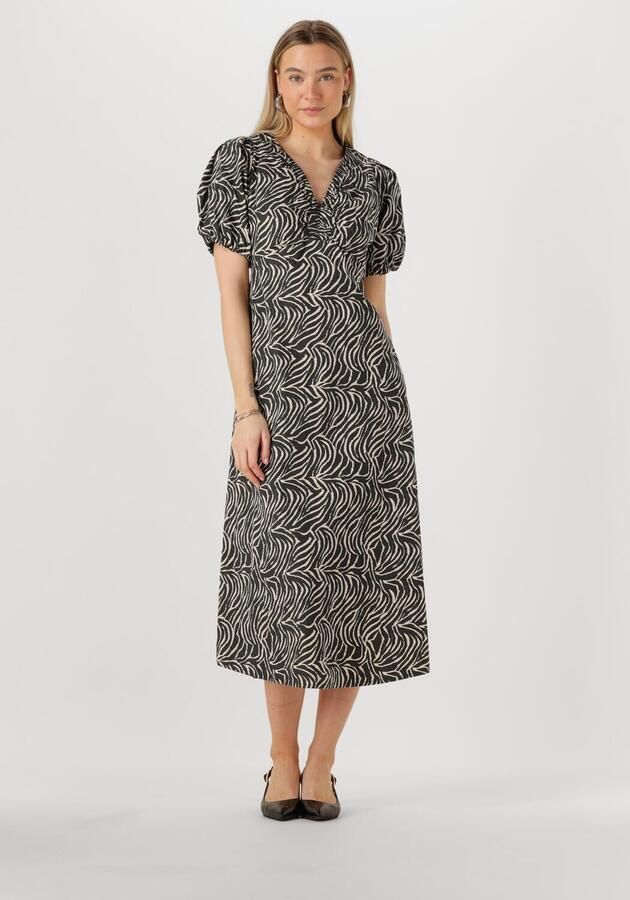 NEO NOIR Dames Jurken Illana Zebra Dress Zwart - Foto 4