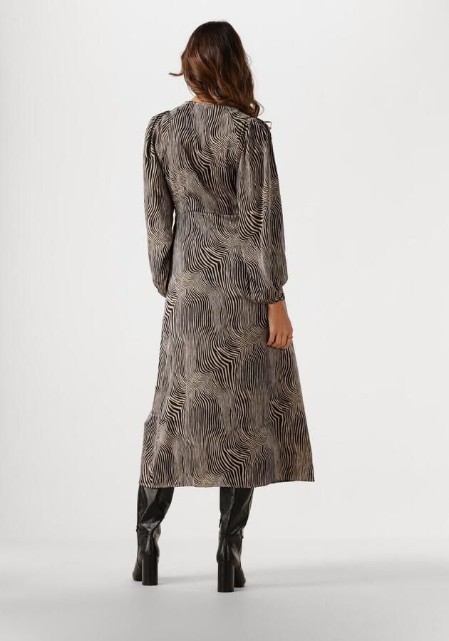 NEO NOIR Dames Jurken Isoabel Floating Wave Dress Zwart