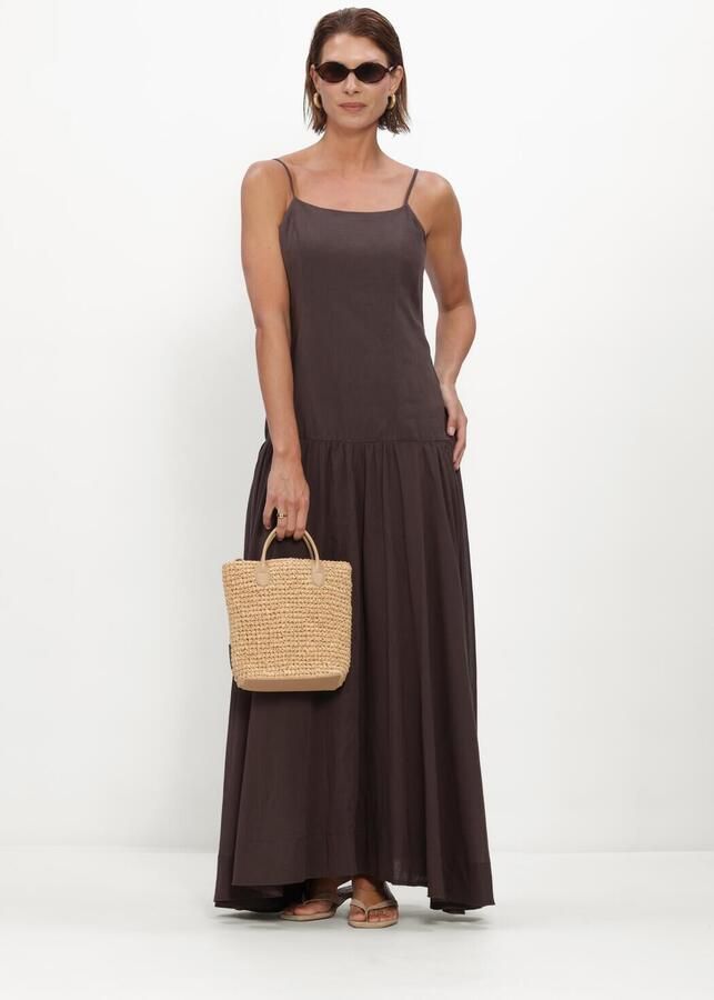 NEO NOIR Dames Jurken Jackie S Voile Dress Bruin