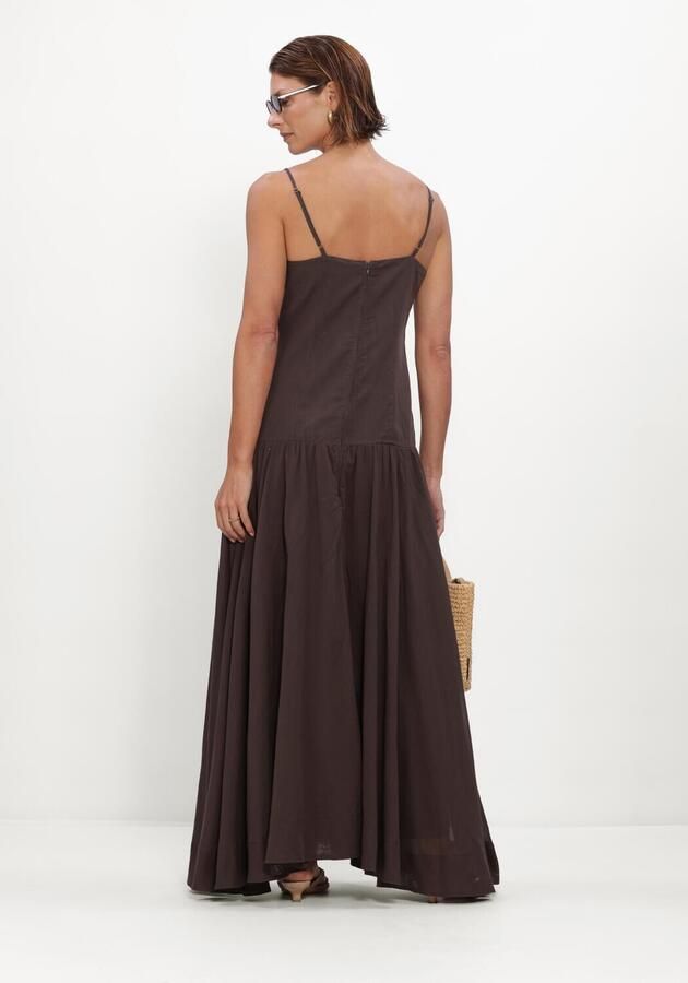 NEO NOIR Dames Jurken Jackie S Voile Dress Bruin - Foto 2