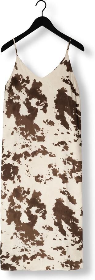 NEO NOIR Dames Jurken Kamran Cow Print Dress Bruin - Foto 3