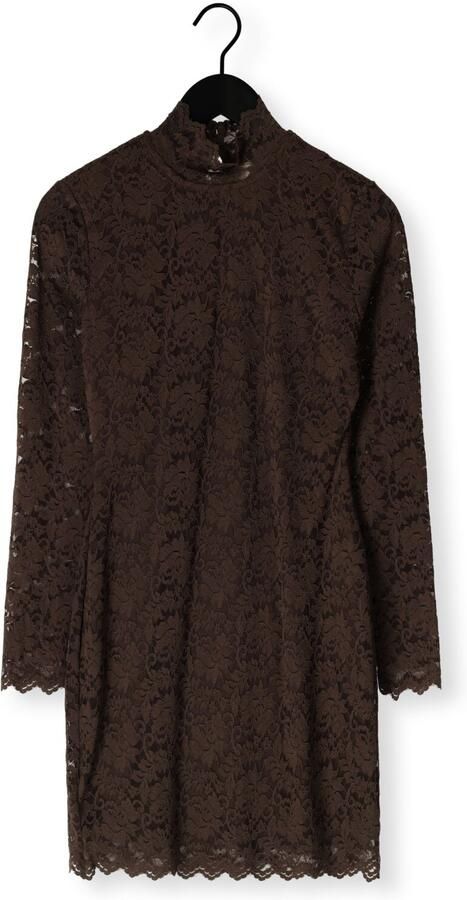 NEO NOIR Dames Jurken Lizette Laceflower Dress Bruin - Foto 4