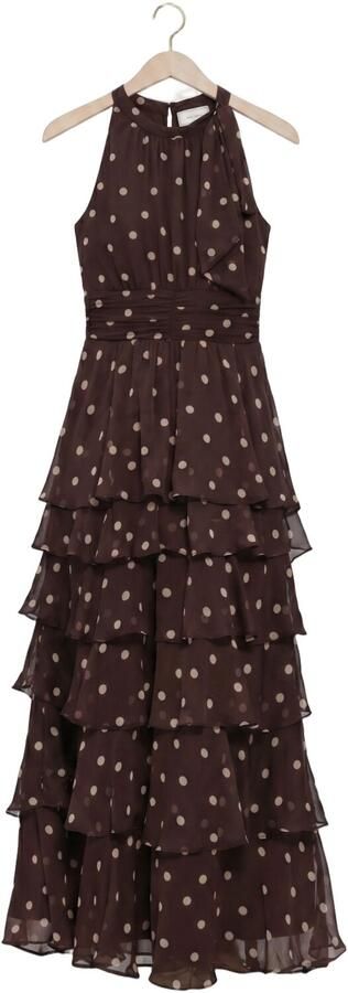 NEO NOIR Dames Jurken Marli Big Dot Dress Bruin - Foto 4