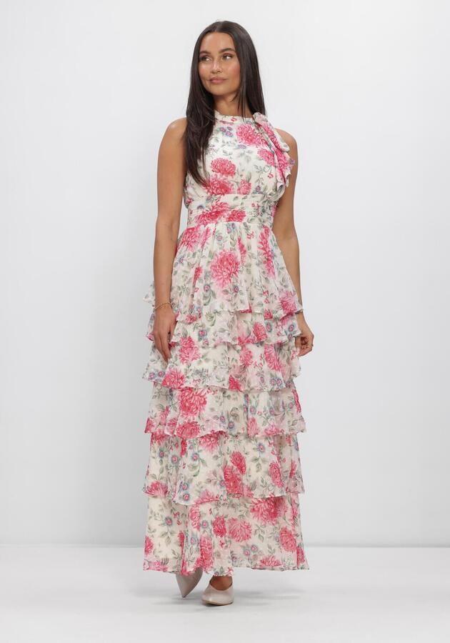 NEO NOIR Dames Jurken Marli Big Flower Dress Creme