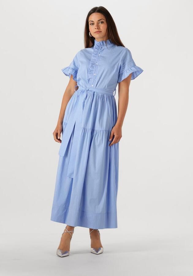 NEO NOIR Dames Jurken Nellie Stripe Dress Lichtblauw - Foto 4