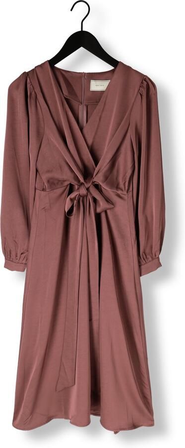 NEO NOIR Dames Jurken Rimini Heavy Sateen Dress Roze - Foto 3