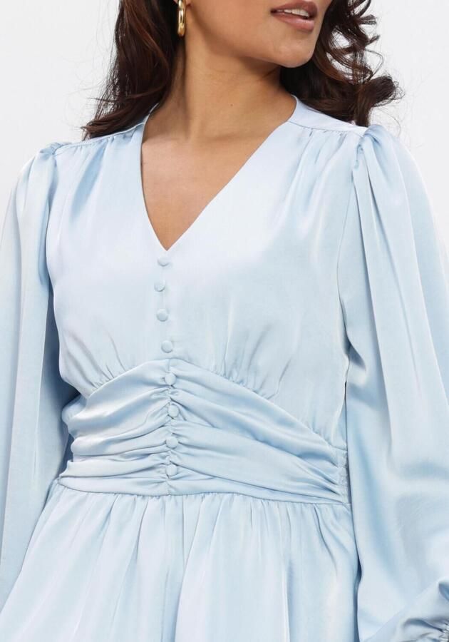 NEO NOIR Dames Jurken Rivana Heavy Sateen Dress Lichtblauw - Foto 3
