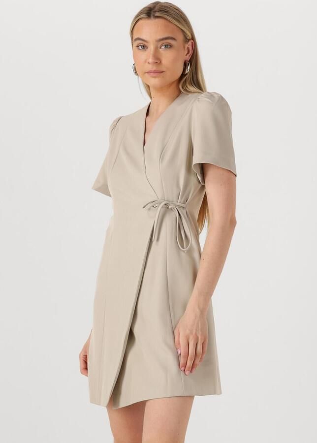 NEO NOIR Dames Jurken Sendita Eyelet Dress Beige - Foto 4