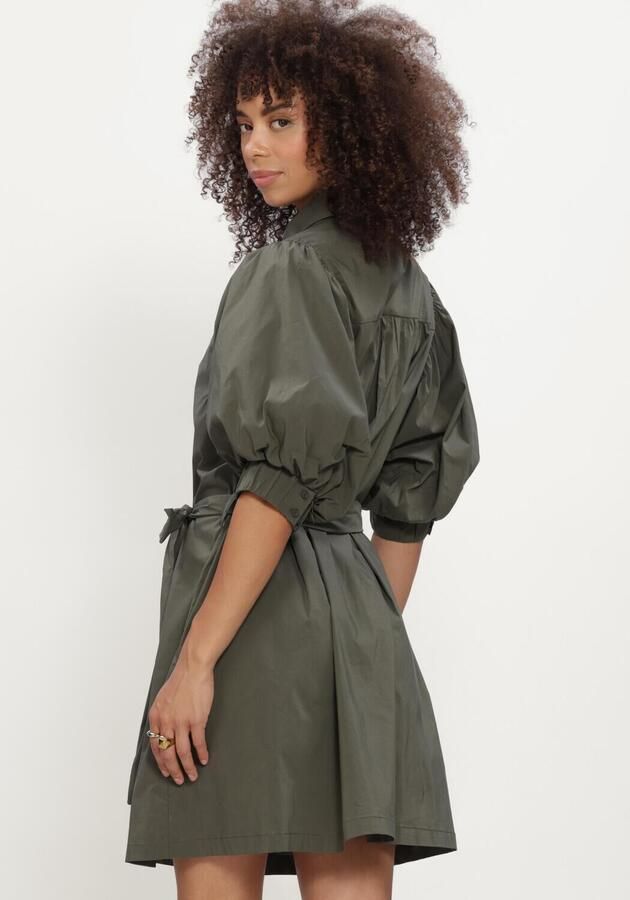 NEO NOIR Dames Jurken Serene Poplin Dress Groen - Foto 2