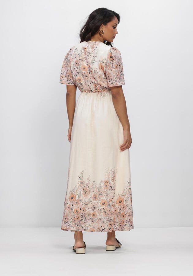 NEO NOIR Dames Jurken Serna Flower Print Dress Ecru - Foto 3