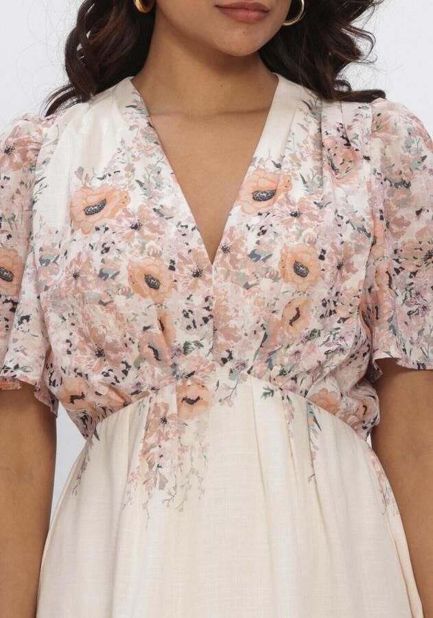 NEO NOIR Dames Jurken Serna Flower Print Dress Ecru - Foto 2