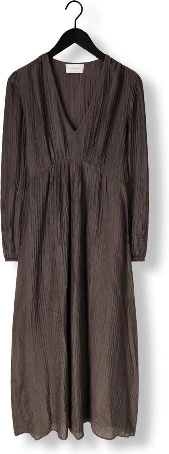 NEO NOIR Dames Jurken Silfi Crepe Dress Bruin - Foto 3