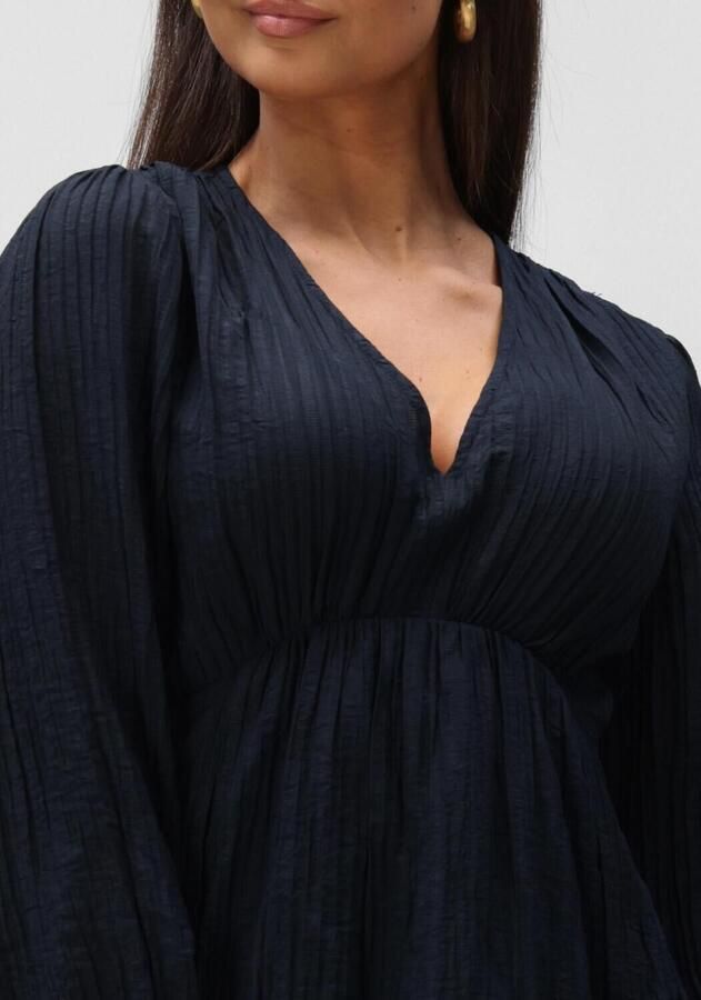 NEO NOIR Dames Jurken Silfi Crepe Dress Donkerblauw - Foto 2