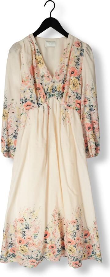 NEO NOIR Dames Jurken Silfi Flower Print Dress Creme - Foto 3