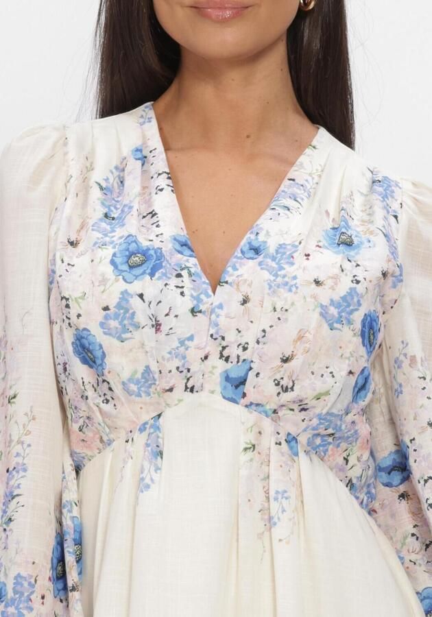 NEO NOIR Dames Jurken Silfi Flower Print Dress Gebroken Wit - Foto 3