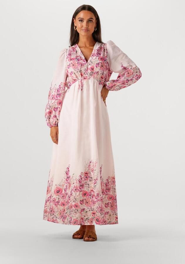 NEO NOIR Dames Jurken Silfi Flower Print Dress Lichtroze - Foto 4