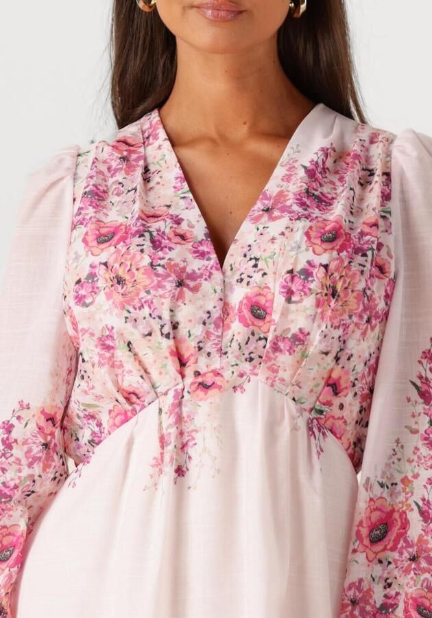 NEO NOIR Dames Jurken Silfi Flower Print Dress Lichtroze - Foto 2