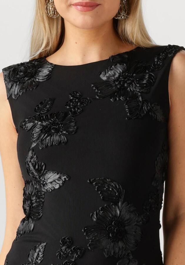 NEO NOIR Dames Jurken Tiranna Big Flower Mesh Dress Zwart - Foto 2