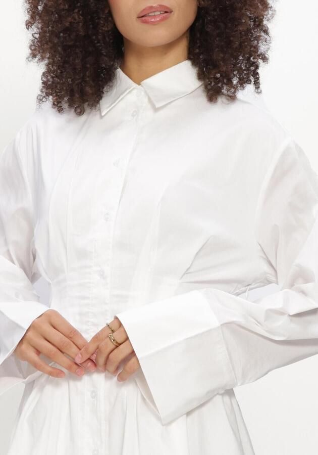 NEO NOIR Dames Jurken Ulissa Poplin Shirt Dress Wit - Foto 3