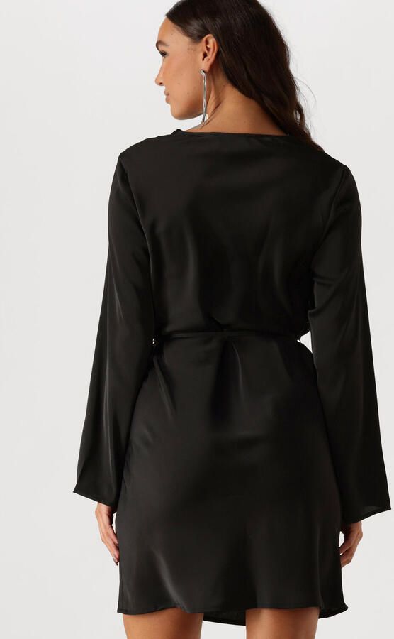 NEO NOIR Zwarte Satijnen Elegante Jurk Black Dames - Foto 2