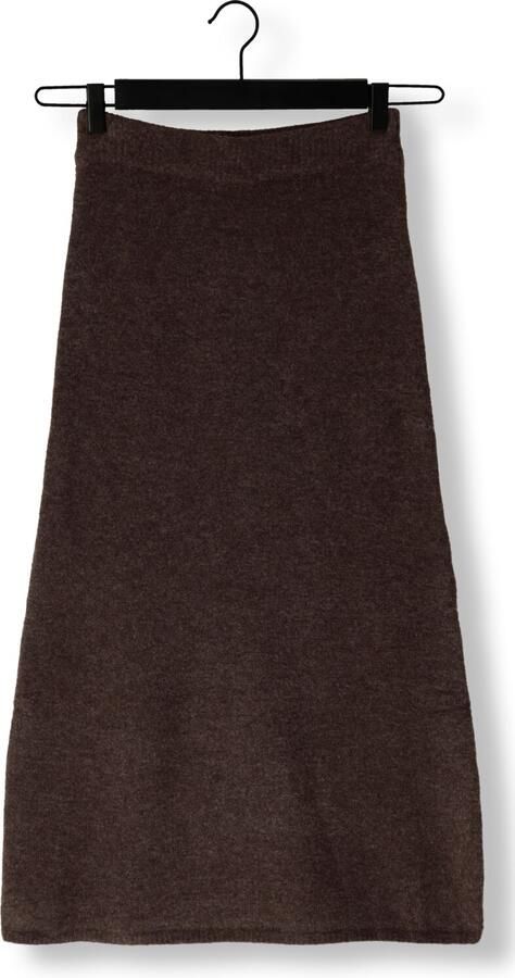 NEO NOIR Dames Rokken Ashanti Knit Skirt Bruin - Foto 3