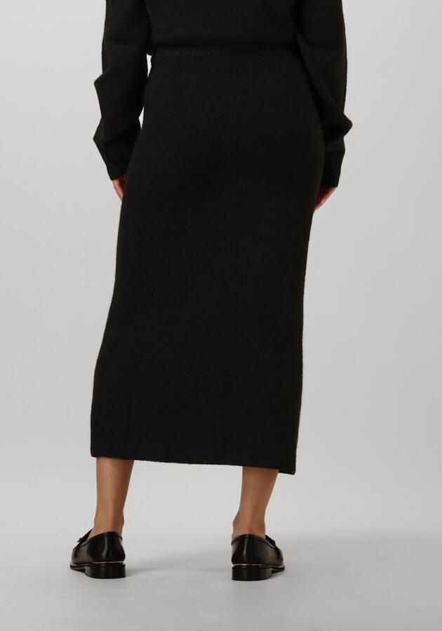 NEO NOIR Elegante Gebreide Rok voor Vrouwen Black Dames