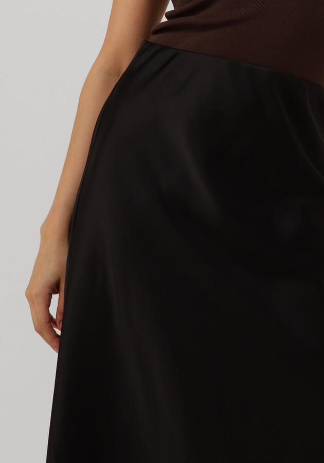 NEO NOIR Flatterende Bias Gesneden Rok Black Dames - Foto 2