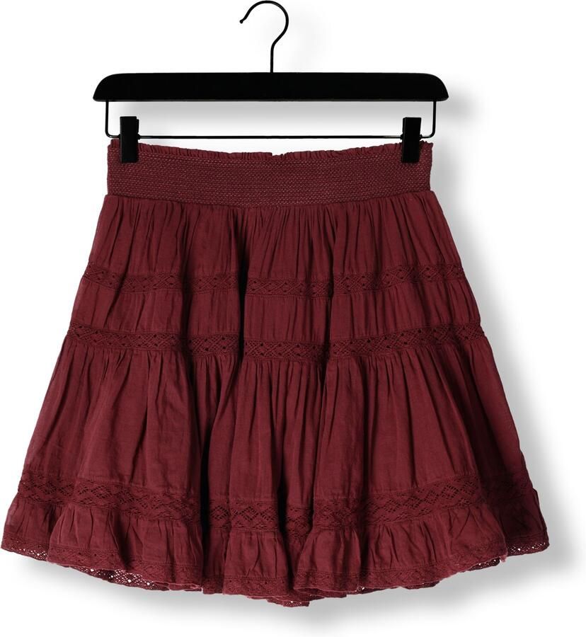 NEO NOIR Dames Rokken Callia S Voile Skirt Bordeaux