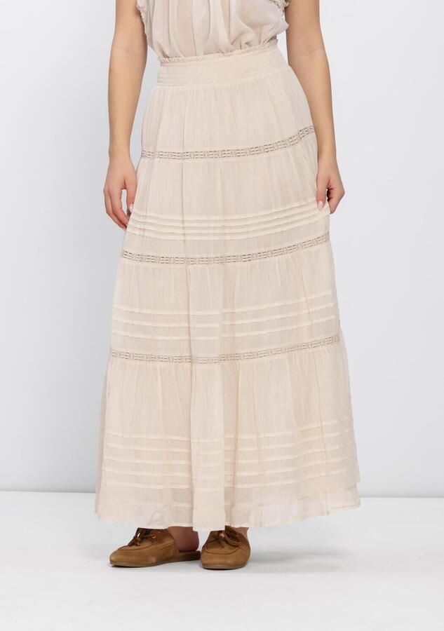 NEO NOIR Dames Rokken Felicia S Voile Skirt Beige