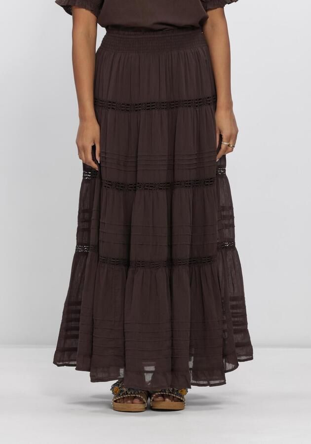 NEO NOIR Dames Rokken Felicia S Voile Skirt Bruin