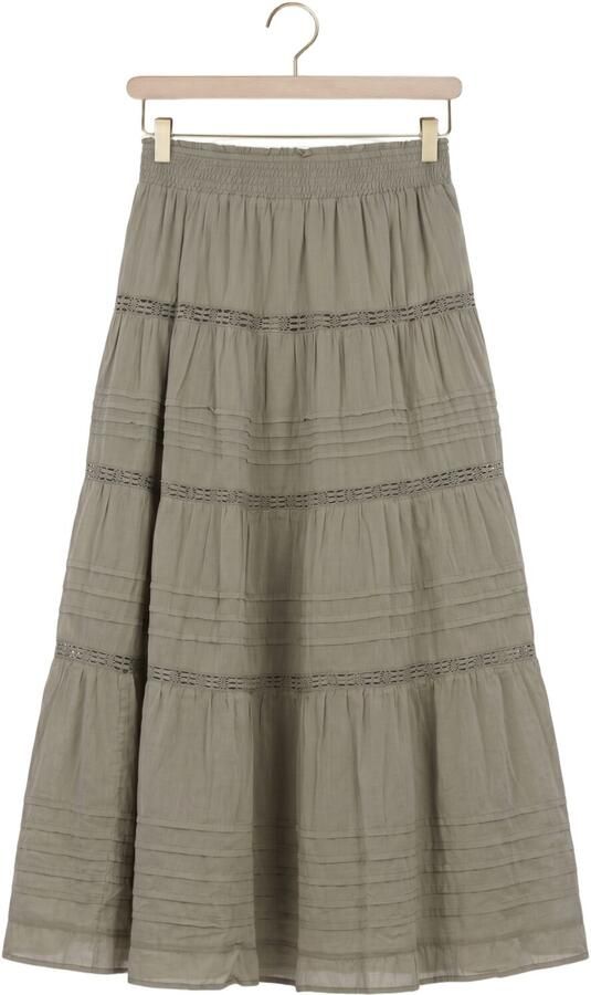NEO NOIR Dames Rokken Felicia S Voile Skirt Khaki - Foto 4