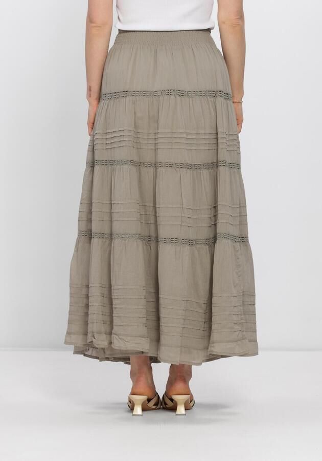 NEO NOIR Dames Rokken Felicia S Voile Skirt Khaki - Foto 2