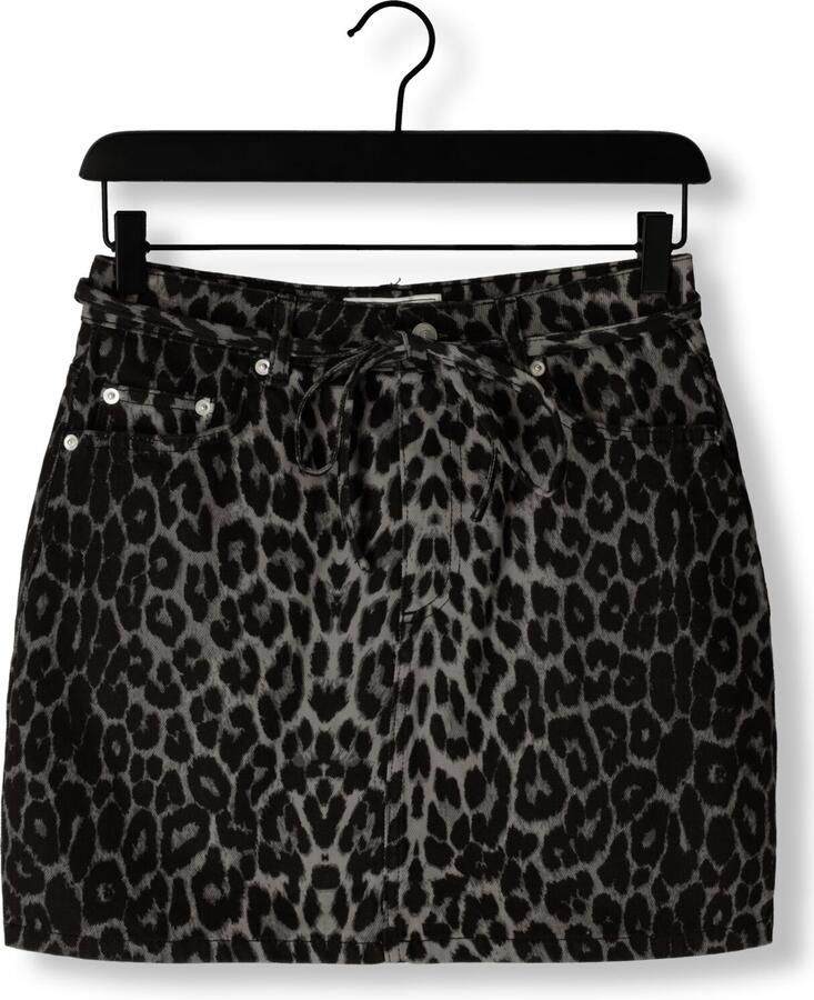 NEO NOIR Luipaard Rok Henrietta Stijlvol Trendy Black Dames