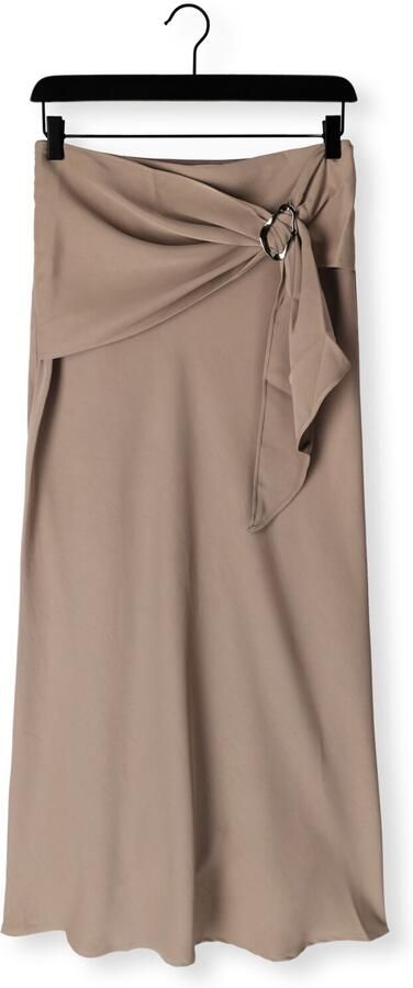 NEO NOIR Dames Rokken Kit Dull Sateen Skirt Taupe - Foto 2
