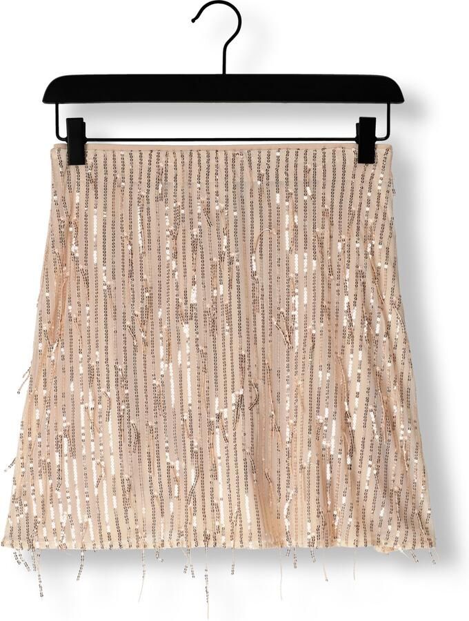 NEO NOIR Dames Rokken Miva Sequins Skirt Lichtroze