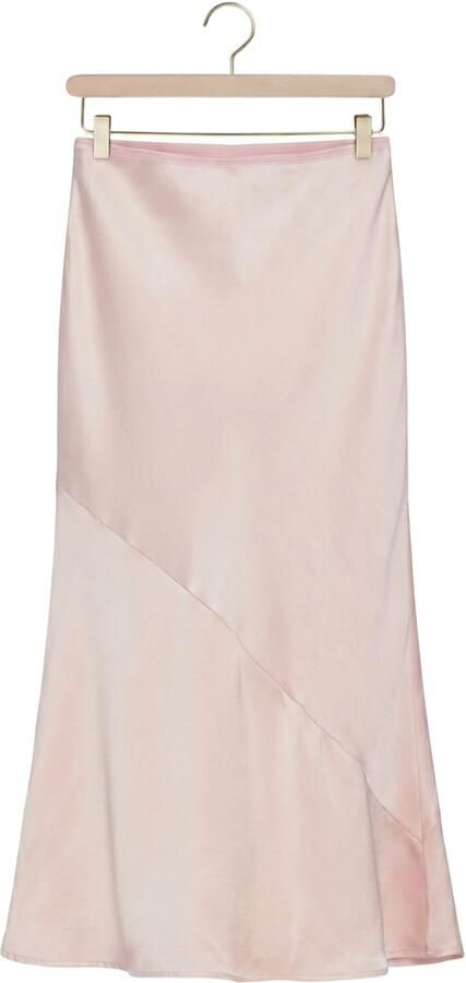 NEO NOIR Dames Rokken Ninad Heavy Sateen Skirt Lichtroze - Foto 4