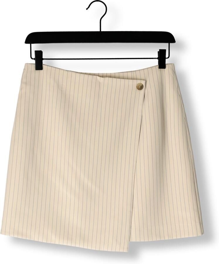 NEO NOIR Dames Rokken Petrani Pinstriped Skirt Beige - Foto 1