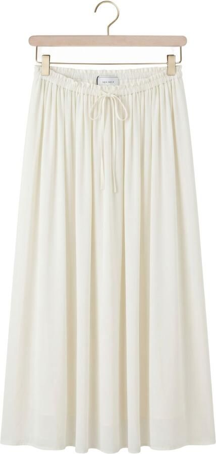 NEO NOIR Dames Rokken Sabria Chiffon Skirt Gebroken Wit