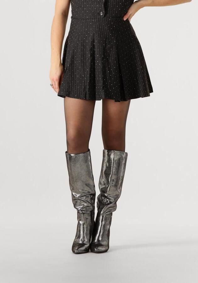 NEO NOIR Dames Rokken Selah B Pinstripe Skirt Zwart