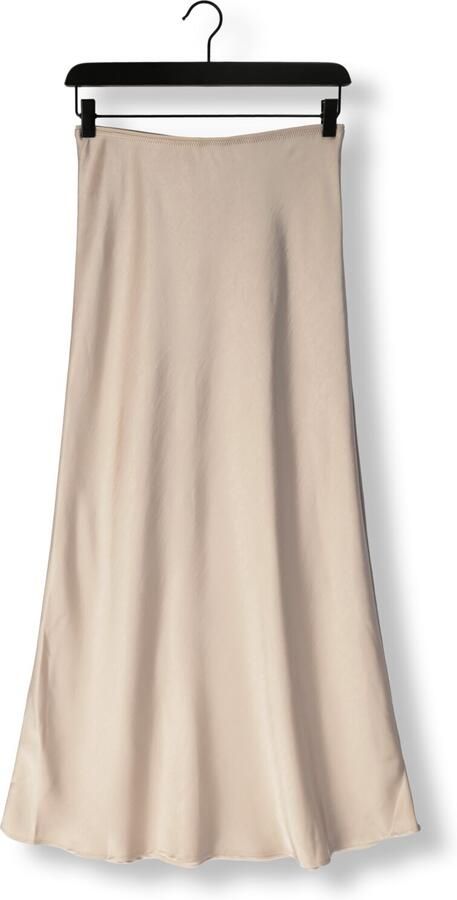 NEO NOIR Dames Rokken Vicky Heavy Sateen Skirt Beige - Foto 4