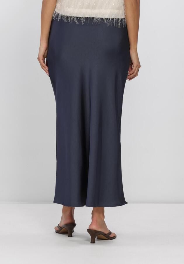 NEO NOIR Midnight Blue Sateen Rok Flatterende Pasvorm Blue Dames - Foto 2