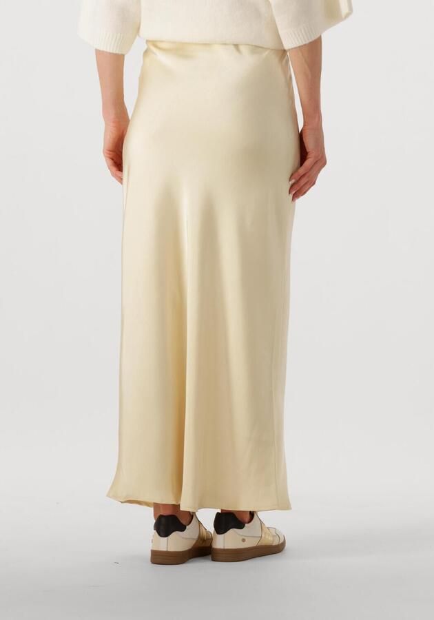 NEO NOIR Dames Rokken Vicky Heavy Sateen Skirt Geel