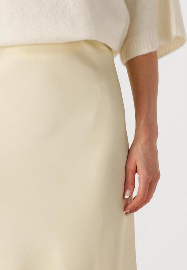 NEO NOIR Dames Rokken Vicky Heavy Sateen Skirt Geel - Foto 2