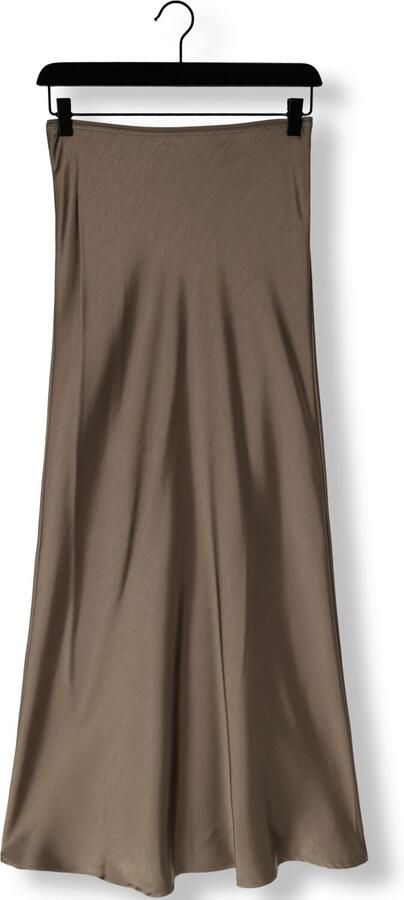 NEO NOIR Flatterende Sateen Rok Warm Grijs Gray Dames - Foto 4